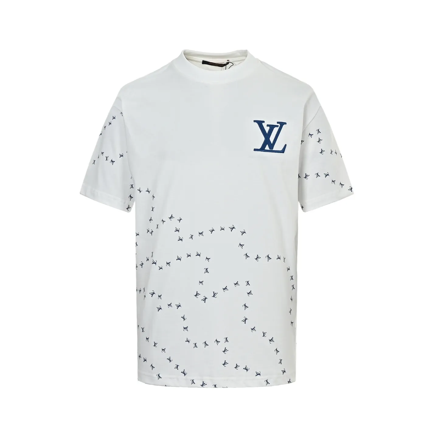 Louis Vuitton/Louis Vuitton small label printed letter embroidered short sleeves